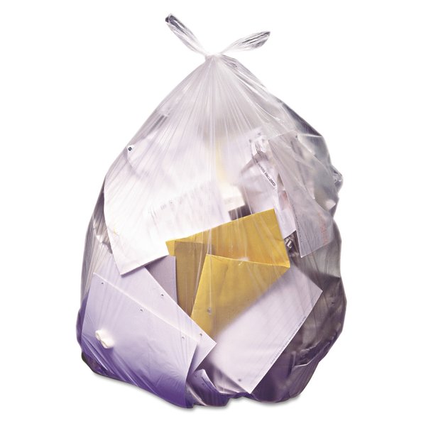 Heritage 56 gal Trash Bags, 43 in x 48 in, Extra Heavy-Duty, 22 microns, Natural, 150 PK Z8648UN R01